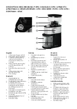 Preview for 2 page of ECG KM 1412 Aromatico Instruction Manual