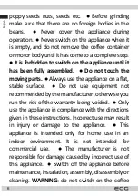 Preview for 6 page of ECG KM 150 Minimo Instruction Manual