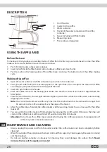 Предварительный просмотр 20 страницы ECG KP 129 black Instruction Manual