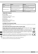 Предварительный просмотр 82 страницы ECG KP 2115 Black Instruction Manual