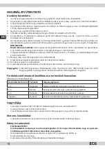 Предварительный просмотр 14 страницы ECG KR 454 Instruction Manual