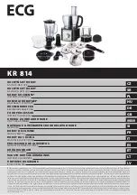 ECG KR 814 Instruction Manual preview