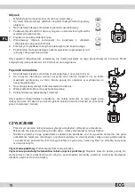 Предварительный просмотр 18 страницы ECG KR 814 Instruction Manual