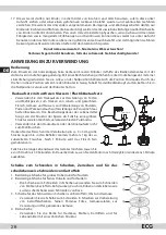 Предварительный просмотр 26 страницы ECG KR 814 Instruction Manual