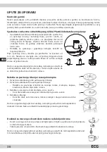 Предварительный просмотр 36 страницы ECG KR 814 Instruction Manual