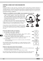 Предварительный просмотр 56 страницы ECG KR 814 Instruction Manual