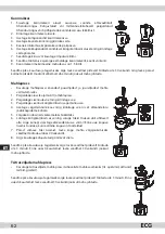 Предварительный просмотр 62 страницы ECG KR 814 Instruction Manual