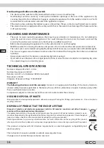 Preview for 36 page of ECG KT 200 DT Instruction Manual