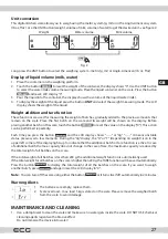 Предварительный просмотр 27 страницы ECG KV 1120 SM Instruction Manual