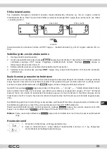 Предварительный просмотр 55 страницы ECG KV 1120 SM Instruction Manual