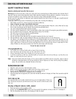 Предварительный просмотр 15 страницы ECG KV 118 Instruction Manual