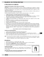 Предварительный просмотр 25 страницы ECG KV 118 Instruction Manual