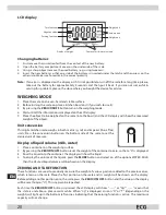 Предварительный просмотр 20 страницы ECG KV 118 Operating Manual