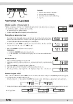 Preview for 9 page of ECG KV 130 Instruction Manual