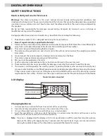 Предварительный просмотр 18 страницы ECG KV 135 S Instruction Manual