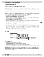 Предварительный просмотр 21 страницы ECG KV 135 S Instruction Manual