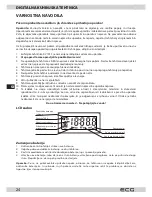 Предварительный просмотр 24 страницы ECG KV 135 S Instruction Manual