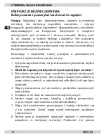 Preview for 10 page of ECG KV 215 S Instruction Manual