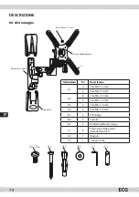 Предварительный просмотр 74 страницы ECG LD 1333 K Instruction Manual