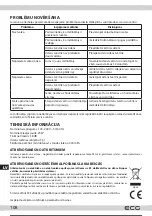 Preview for 109 page of ECG M351 Instruction Manual