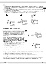 Предварительный просмотр 19 страницы ECG MG 2510 Power Instruction Manual