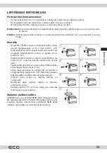 Предварительный просмотр 45 страницы ECG MG 2510 Power Instruction Manual