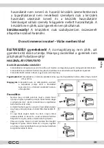 Предварительный просмотр 59 страницы ECG MG 2510 Power Instruction Manual