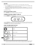 Предварительный просмотр 32 страницы ECG MH 008 Instruction Manual