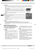 Preview for 34 page of ECG MH 158 Instruction Manual