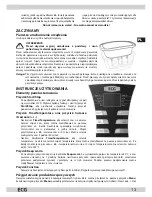 Предварительный просмотр 13 страницы ECG MH 178 vario Instruction Manual