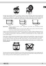 Предварительный просмотр 9 страницы ECG MHT 1660 Pressione Instruction Manual