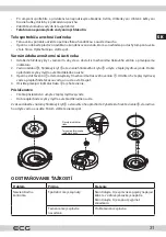 Предварительный просмотр 31 страницы ECG MHT 1660 Pressione Instruction Manual