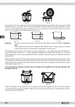 Предварительный просмотр 86 страницы ECG MHT 1660 Pressione Instruction Manual