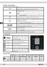 Предварительный просмотр 88 страницы ECG MHT 1660 Pressione Instruction Manual