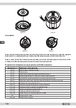 Предварительный просмотр 102 страницы ECG MHT 1660 Pressione Instruction Manual