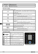 Предварительный просмотр 118 страницы ECG MHT 1660 Pressione Instruction Manual