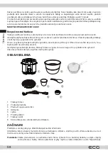 Предварительный просмотр 58 страницы ECG MHT 1661 Pressione Nuovo Instruction Manual