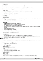 Preview for 102 page of ECG MHZ 270 SD Instruction Manual