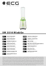 Preview for 1 page of ECG Mix&Go SM 3510 Instruction Manual