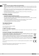 Preview for 6 page of ECG Mix&Go SM 3510 Instruction Manual