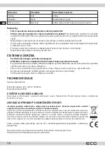 Preview for 10 page of ECG Mix&Go SM 3510 Instruction Manual