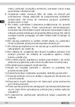 Preview for 12 page of ECG Mix&Go SM 3510 Instruction Manual