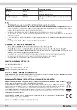 Preview for 54 page of ECG Mix&Go SM 3510 Instruction Manual