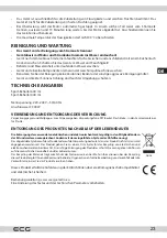 Preview for 23 page of ECG Mix&Go SM 366 Manual