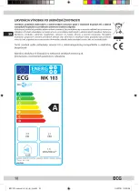 Предварительный просмотр 18 страницы ECG MK 103 Instruction Manual