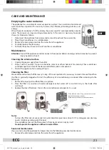 Предварительный просмотр 23 страницы ECG MK 103 Instruction Manual