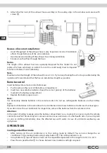 Предварительный просмотр 38 страницы ECG MK 104 Instruction Manual