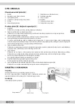 Предварительный просмотр 47 страницы ECG MK 104 Instruction Manual