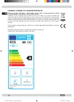 Preview for 10 page of ECG MK 123 Instruction Manual