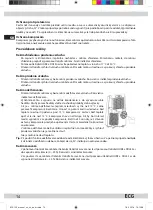 Preview for 14 page of ECG MK 123 Instruction Manual